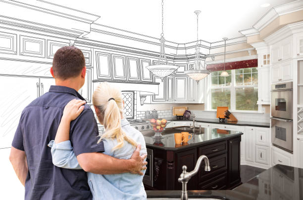 Professional Cabinet Refacing technician working in Columbus, TX